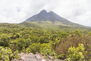 Arenal volcano view in Costa Rica