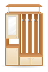 furniture hall vector illustration