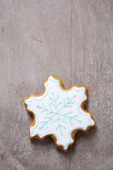 christmas snowflake cookie