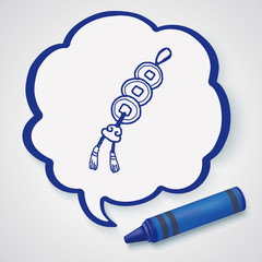 Chinese New Year; Ancient coins lucky pendant means 