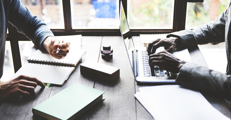 Business Team Working Brainstorming Concept