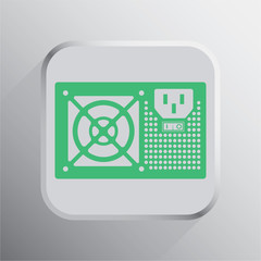 illustration of pc components icon
