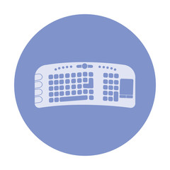 illustration of pc components icon