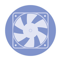 Fototapeta premium illustration of pc components icon