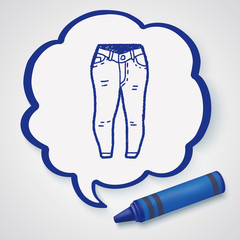 jeans doodle