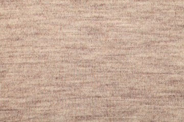 Naklejka na ściany i meble Brown knitted melange textile pattern