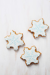Fototapeta premium xmas background with cookies