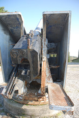 Italian World War Two Boat Cannon
