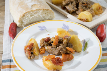 beef stew with potatoes