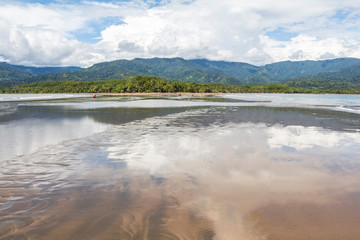 Beach in Marino Ballena Parc, Costa Rica