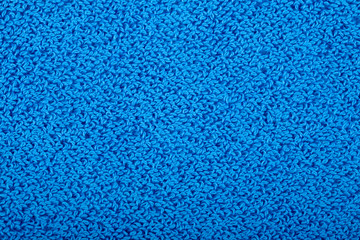 Fluffy blue towel background