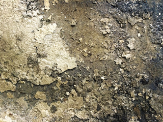 old wall cracked