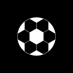 Fototapeta premium The football icon. Soccer symbol. Flat