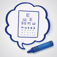 eye test doodle