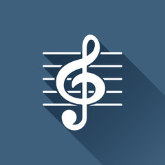 Vector music icon 