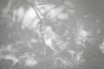 Naklejka premium White wall with plaster and shadows pattern