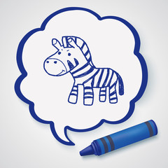 zebra doodle