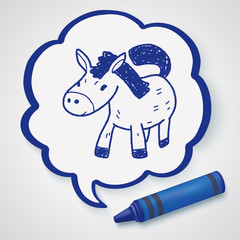 horse doodle