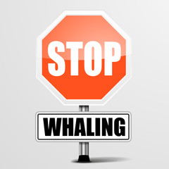 Sign Stop Whaling
