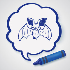 bat doodle