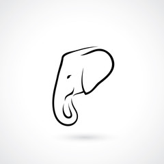 Naklejka premium Elephant symbol 