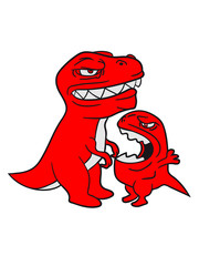 evil dangerous monsters t-rex tyrannus friends few team