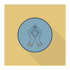 Diwali. Indian Festival Icon