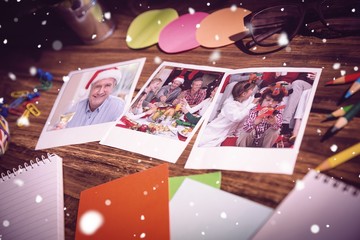 Composite image of office supplies