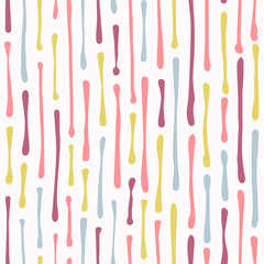 Abstract seamless pattern - crooked lines