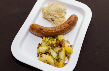 fried sausage