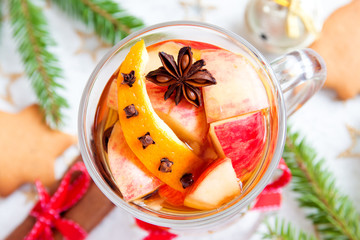 Spicy hot drink for Christmas