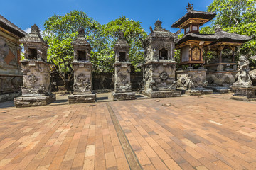 Temple in Bali, Indonesia on a beautiful sunny day