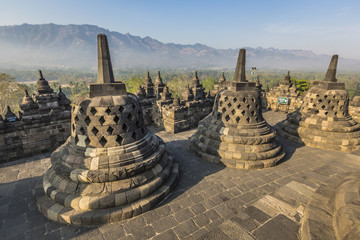 World heritage & the biggest bhuddist temple Borobudur in Yogjak