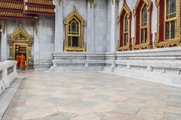 he Marble Temple, Wat Benchamabopit Dusitvanaram in Bangkok, Tha