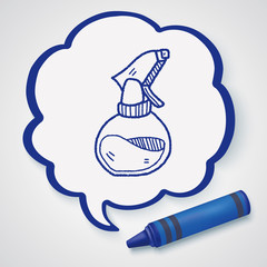 cleaner bottle doodle