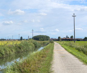 Fototapeta na wymiar Canal of Bereguardo (IMilan)