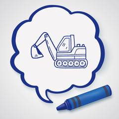 Excavator doodle