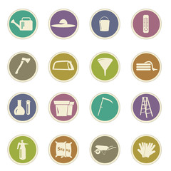 Gardening tools collection