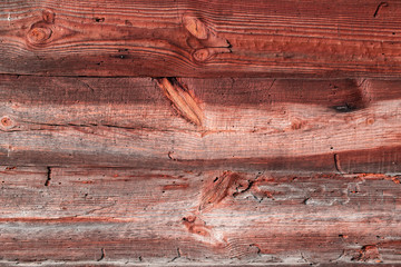 Obraz premium The old red wood texture with natural patterns