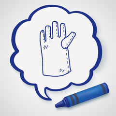 gloves doodle