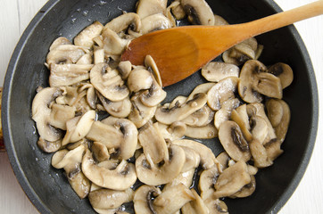 Fried mushrooms