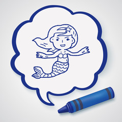 Mermaid doodle