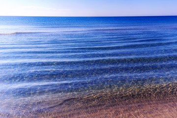 Obraz premium Coast of Sicily near Mazara, Italy in November