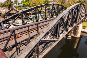 Fototapeta na wymiar Bridge on river Kway