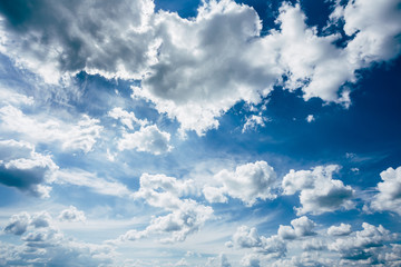 Blue and White Colours Sky Background