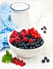 Bowl  with berries