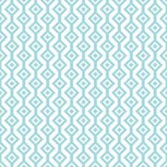 Retro Seamless Pattern Squares Turquoise