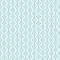 Obraz premium Retro Seamless Pattern Squares Turquoise