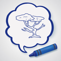 tree doodle