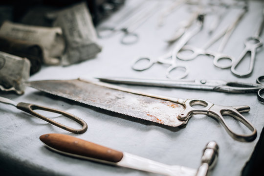 Old Medical And Surgical Instruments